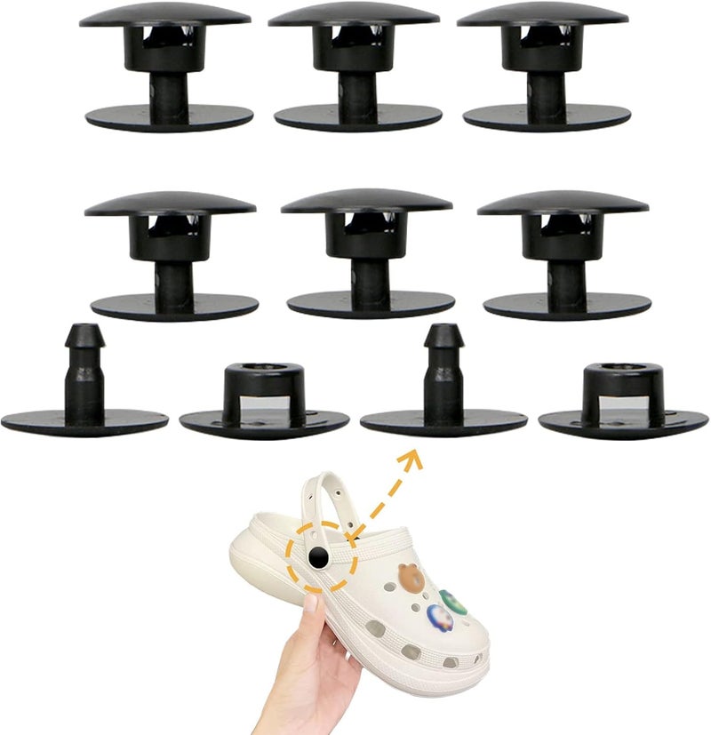 KOTESLLOE 8 Sets Replacement Rivets for Crocs, Replacement Parts for Crocs - Image 1